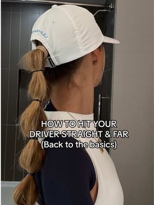 Super basic tips (but they work) #fyp #golf #golftok #golfdrills  #womeninsports