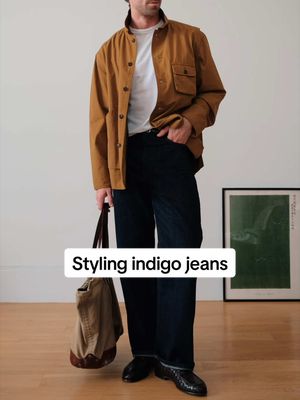Styling indigo jeans 👖