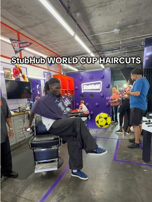 @StubHub getting me game ready with this fresh haircut, just in time for the World Cup. Stop by the Cafe Melo in Harlem 6/23 and 6/24, for free World Cup cuts and let’s experience history together! #StubHubPartner 