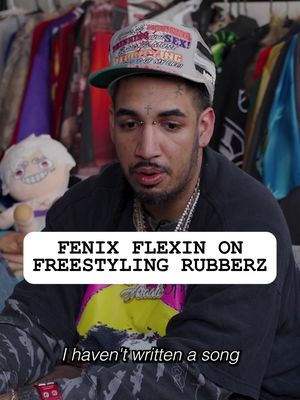 #FenixFlexin talks freestyling #Rubberz on #channel5 