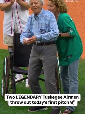 Not many first pitches will give you chills. This is one of them. The Tuskegee Airmen’s legacy will live forever 🇺🇸