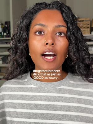 we’ve been sleeping on the drugstore bronzer sticks 🤎✨ this one has been in my makeup bag for a while now and every time i use it, i’m reminded how good it is @L’Oréal Paris #LorealParisPartner