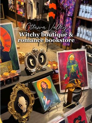 Witchy boutique and hidden romance bookstore 🖤📕🔮 @thewitcheshaus just outside of Ottawa) is a must visit! Check them out for a magical shopping experience filled with in haus made products, goodies from small businesses, crystals, handmade ceramic ghosts, and of course spicy romance books Don’t forget to follow them!  A D #ottawabooks #romancebookstore #ottawa