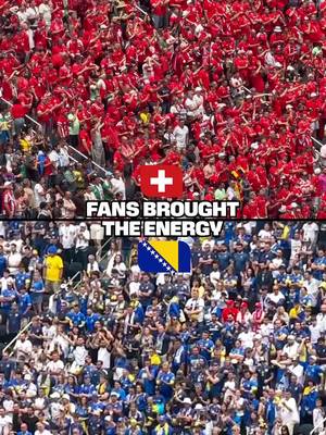 The Swiss and Bosnian fans were ELECTRIC today 🇨🇭🇧🇦🔊#WeAreLosAngeles #fifaworldcup #losangeles26 #SomosLosAngeles 