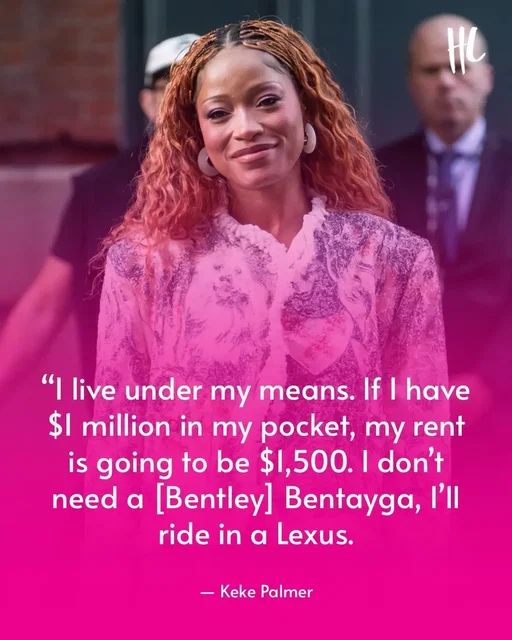 Girl knows how to save 💰Keke Palmer explained to CNBC Make It how her modest upbringing influenced her mindset on finances. (📸: Getty Images)