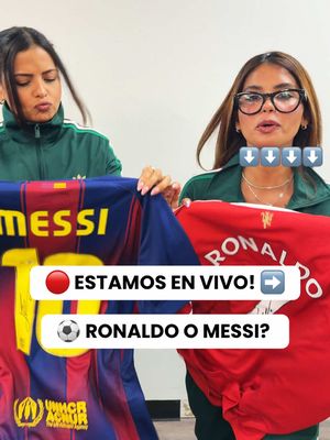⚽️ Messi o Ronaldo: Estamos en vivo horita ➡️ Únanse! #CopaMundial #worldcup #messi #ronaldo #autograph 