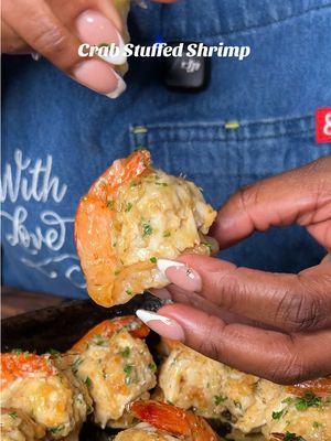 Crab Stuffed Shrimp #easyrecipe #shrimp