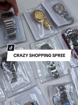 You asked, I listened😍 We’re all stocked up on watches and ready to go for the next edition of our MEGALIVE FRIDAY SERIES on TikTok! Live starts Friday 5:00 PM EST⏰ You won’t want to miss these deals! Link in bio 🔗 #luxury #rolex #tiktoklive #shopping #auctions 