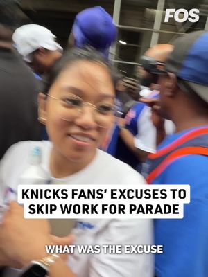 These are Knicks fans' excuses to skip work for the team's championship parade 🤒 Which one was the best?