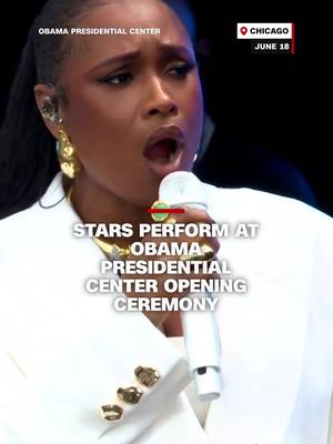 The opening ceremony of the Obama Presidential Center in Chicago honored and celebrated former President Barack Obama’s legacy and featured a star-studded lineup of performers, including Stevie Wonder, Jennifer Hudson, John Legend, Bruce Springsteen, Tems, Common, Marc Anthony, and Christina Aguilera.