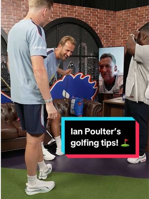 Coach @IanJamesPoulter is in session 🫡⛳️ #LionsDen connected by EE 🦁 Watch in full on the England app 📲 