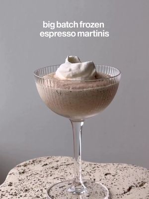 When you remember you have free will AND the new @ninjakitchen SLUSHiⓇ Max…you make frozen espresso martinis for the party. ☕🍸The Max is 2x the size of the original SLUSHi and the perfect registry gift for the entertainer who loves big batches and hosting. Just pour in your favorite espresso martini recipe (or cocktail or juice) and watch it turn into a slushie for the best party ever. #EspressoMartini #FrozenDrinks
