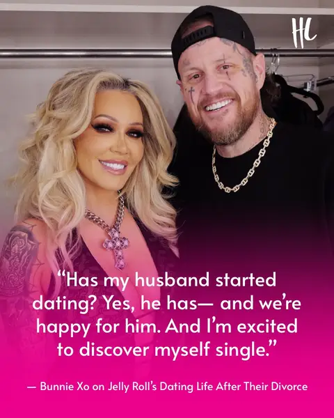 Bunnie Xo opened up about Jelly Roll’s dating life following their divorce during a recent episode of her “Dumb Blonde” podcast. (📸: Getty Images)