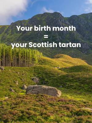 Your birth month = your Scottish tartan! 🏴󠁧󠁢󠁳󠁣󠁴󠁿 Whether you’re part of the Tartan Army or simply love Scotland, tartan is for everyone! 😍 Let us know which tartan you got! 👇 📷 Tartan imagery: Scottish Register of Tartans #Scotland #VisitScotland #ScotlandTravel #ExploreScotland