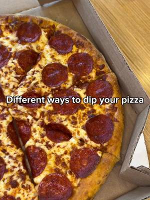 We don't judge how you dip your pizza... Okay, maybe some of these. 👀🍕 How do you dip? Get your favourite dip for just $1 during $1 Dip Days when you order online with code 9195.