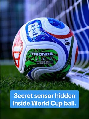 If you rip open the new World Cup ball you’ll find this sensor embedded into the side It’s collecting data 500 times a second! During games, the sensor tells you where the ball is on the field and if it’s been touched by a player! This high tech ball helps track things like offsides or out of bounds or if a ball crossed the goal line To see sports tech that got banned for being too good, follow along! #worldcup #Soccer #football #ball #Tech