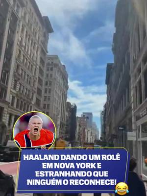 IMAGINA NÃO RECONHECER O COMETA! ☄️🤣 Erling Haaland, atacante do Manchester City e da Seleção da Noruega, foi dar um passeio pelas ruas de Nova York e ficou surpreso por não ser reconhecido. O craque registrou o momento em seu Snapchat e, ao ser questionado se achava estranho andar pela cidade sem ser notado, respondeu que sim! 🇳🇴😂 👉 Assista a Noruega x Senegal nesta segunda-feira (22), com transmissão ao vivo pela CazéTV, disponível sem custo adicional no #DisneyPlus. via Erling Haaland/ Snapchat #ESPN2026 #FIFAWorldCup #tiktokesportes