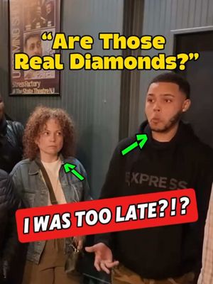Are those real diamonds?? 😂🤣  #comedy #prank #funny #comedyclub #diamonds 