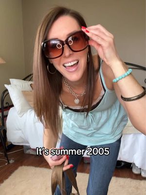 18 year old me felt like I could rule the world in this outfit #2000s #nostalgia #millennials 