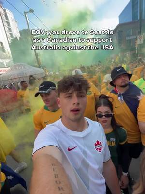 AUSSIES TOOK OVET SEATTLE #seattle #fifaworldcup #fifaworldcup2026 #socceroos