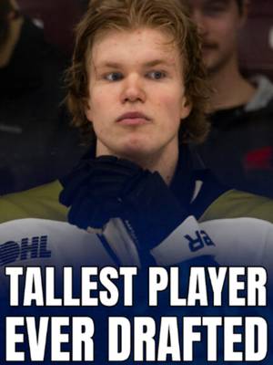 Alexander Karmanov (7'1) will become the tallest player ever drafted  Presented by Ninja Kitchen Canada #Ninjacrispi #CrispiPro #EasyKitchen #HomeCooking #AexanderKarmanov #NorthBay #OHL #NHL #Draft #Chara #Karmanov #2026Draft