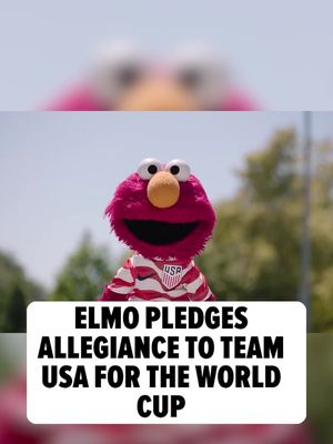 🗣️⚽ Elmo Chooses Team USA for the 2026 World Cup! 📷: X/@elmo