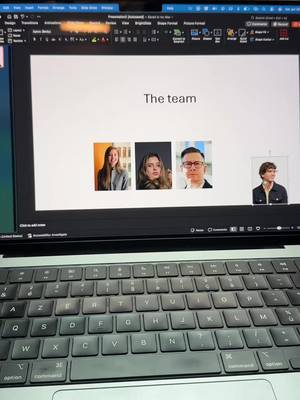 New team presentation ✌️. #presentation #powerpoint #team
