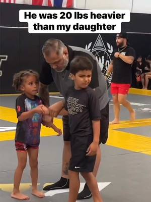 Nayah competed against a boy that was 20 lbs heavier than her #jiujitsu #wrestlers #mma #fatherdaughter 