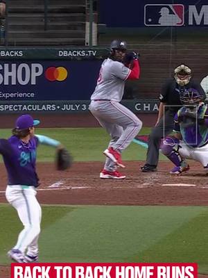Josh and Royce go B2B and the gap is down to one run 💥 #mntwins #homerun #MLB 