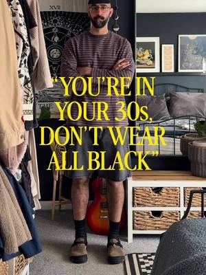 Wear black if you want to wear black, it’s not that deep #outfitinspo #millenial #genz #mensstyle #slowfashion