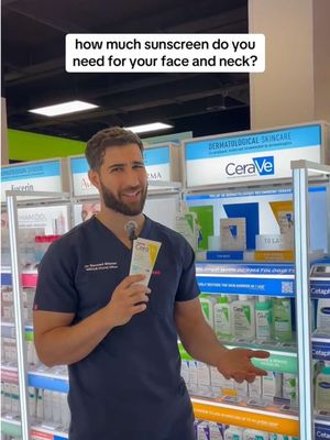 @Dr Sermed Mezher MBChB MRes spills the beans on how much spf you need to apply for your face and neck 🤔 #cerave #sunscreen 