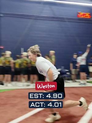 🏎️ How quick are today's athletes? We asked 13U #ChampsNC26 competitors to predict their 30-yard dash time at PDP testing...