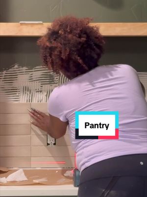 This Pantry Renovation is one of my favorite projects project to date! #pantryremodel #homeimprovement #diyhome #hiddenpantry #homeconstruction 