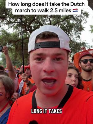 I had my doubts but the march with the Netherlands fans before the Sweden game was an absolute time 🇳🇱 #netherlands #oranje #houston #worldcup #soccertiktok 