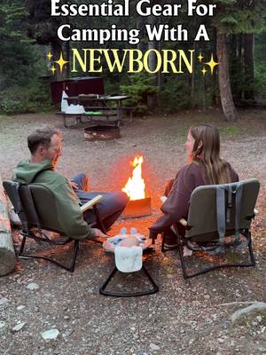 Newborn camping essentials✨🏕️👶🏼 1️⃣ Bouncer - Keeps baby entertained + gives you a safe place to put them down. We LOVE the Baby Bjorn bouncer (we got ours off Marketplace), but any bouncer you use at home will also work at camp! 2️⃣ Portable sound machine - If your baby sleeps better with white noise, I highly recommend getting a Hatch go sound machine. We use it both at home and while camping/traveling. 3️⃣ Travel bassinet - I’m very anxious when it comes to safe sleep, so the snuggle nest from Baby Delight has been perfect for camping during the newborn phase. It’s lightweight and easy to set up, but also firm and secure. 4️⃣ Warm sleep sack - We use Ergopouch swaddle sacks at home, so I was very excited to learn they had a 3.5 TOG option (the warmest I’ve been able to find in a 0-3 month size). I also like that you can convert the swaddle to a regular sleep sack with the arms out so you can keep using it once baby starts rolling over.  5️⃣ Fully stocked diaper caddy - The most necessary piece of gear on this list! Keeps everything organized for diaper changes so you’re not scrambling in the middle of the night. 6️⃣ Carrier - Keeps baby safe and secure while you have your hands free. Also great for hiking and other outdoor adventures. I’ve been using the Wildbird aerial carrier and love the fit and all of the different colors/prints it comes in.  #CampingGear #BabyGear #CampingWithKids #KateOutdoors 