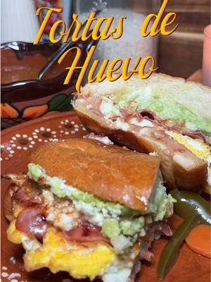 Tortas de huevo, el desayuno perfecto para cualquier día 🤤  #recetasdedesayuno #mexicanbreakfast #tortas #tortasdehuevo #EasyRecipes