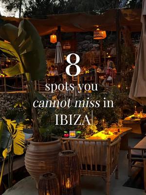 The places you NEED to add to your Ibiza itinerary👇🍒  (…beyond the partying)  💬 Share this vid with the Ibiza group chat!  🌴 1. Cala d’en Serra  Many of Ibiza’s best beaches are in the North and the biggest mistake you can make is not visiting this part of the island! The mojitos at the beach bar here are 10/10 too (worth the little hike to the beach!) 🦞 2. Beso Beach Beso Beach is an Ibiza icon. Getting a boat over to Formentera for the latest reservation is the ULTIMATE Ibiza day.. although getting a booking can be like an Olympic sport! 🏰 3. Dalt Vila/Ibiza Old Town Spend a day wandering the cobbled streets, browsing the shops and enjoying tapas and cocktails al fresco 💦 4. OKU Ibiza Whether you’re staying at OKU or visiting on one of their day passes, spend the day at Ibiza’s biggest pool with DJ backdrop ⛱️ 5. Cala Saladeta You get 2 beaches for 1 here - Cala Salda & Cala Saladeta and the bluest turquoise water. Come early to enjoy it before the crowds.  🐚 6. Cala Gracioneta Restaurant Possibly my favourite meal on the island to date?! @calagracioneta is the most beautiful sunset & dinner setting with delicious food or you can hang out here all day on their sunloungers!  🌅 7. Formentera Island Ideally you’d stay for 3 days but if time is tight hop on the ferry or do a boat day. Rent a bike, explore the (many!) beaches and end with sunset at DUO 🧺 8. Las Dalias Hippie Market Independent jewellery, clothing and so many other stalls alongside music and lots of yummy food options! @lasdaliasibiza main market is Saturday or come for their Summer Night Market What else should be on this Ibiza list?! 🔐 Save for your Ibiza trip • • • Precious @First Choice insider trip!  Ibiza itinerary | best things to do in Ibiza | summer in Ibiza | summer in Europe | best restaurants in Ibiza | where to eat Ibiza | Ibiza hidden gems | summer holiday | ibiza hotels | best beaches  in Ibiza | ibiza beach clubs | ibiza travel guide  #ibiza #ibizabeachclub #summerineurope #eurosummer #balearicislands