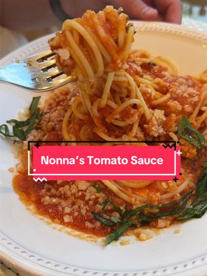 It WILL ruin all other pasta sauces for you 🍅🍝 Recipe and steps ➡️  All you need to do is cook down Roma tomatoes, a yellow onion, celery, and a carrot. Blend and strain. Then blitz a white onion, cook it down in olive oil and some white wine. Combine both and cook down until nice and thick 🍅🍝  