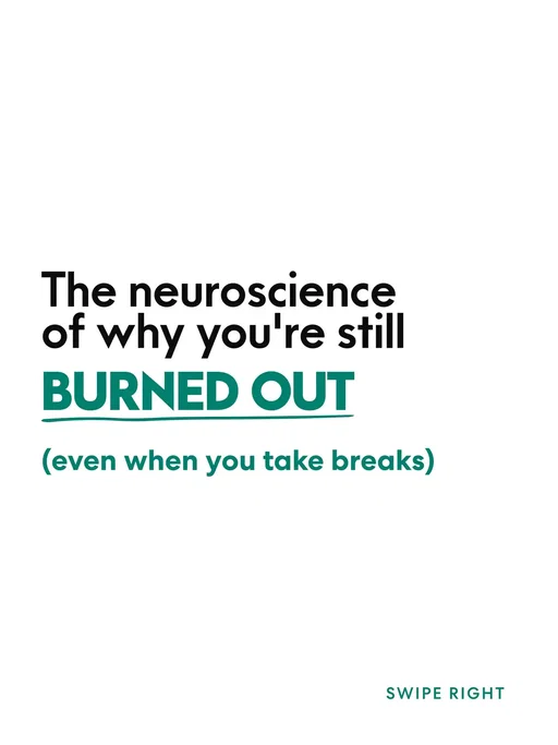 You're taking breaks and you're still burned out. That's because the quality of the break matters more than the quantity. Your brain needs complete psychological detachment, something demanding enough to force your mind into the present moment. The Three M Framework gives you three tiers of recovery: daily, weekly, and monthly. Skip any one and your brain never fully recharges.