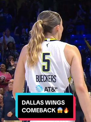 PAIGE. BUECKERS.  She gets fouled beyond the arc, and gets the four PT play with 30.6 left in regulation 👀 WNBA Pride | @Coach  #WNBA #wnbaseason30 #dallaswings #paigebueckers #basketball 