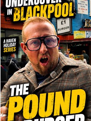 Blackpool is famous for two things… 🍔🎡 The Pound Burger. And something else. Episode 1 of my undercover investigation 😂 #britishhumour #sketchcomedy #blackpool #burgerlover 