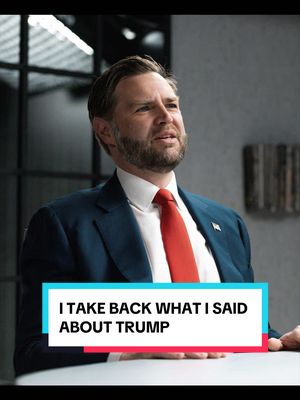 Does US Vice President JD Vance take back what he said about Trump?  Watch the full clip and find out 👀 #americannews #unitedstates #USA #breakingnews #thediaryofaceo 