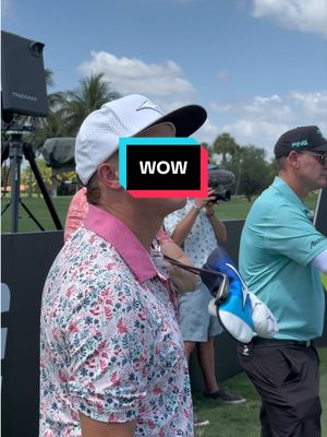 The best of the internet off the deck watching one of the best off the tee 🔥 #golfer #golftok 