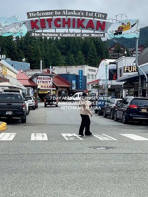 7 Day Alaskan Cruise on the Norwegian Encore Day 6: Ketchikan, Alaska 🎣 #alaska #alaskacruise #alaskancruise #ketchikan #cruiseship @Norwegian Cruise Line 