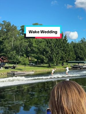 And the bride didn’t even get her hair wet! 👰🏻‍♀️