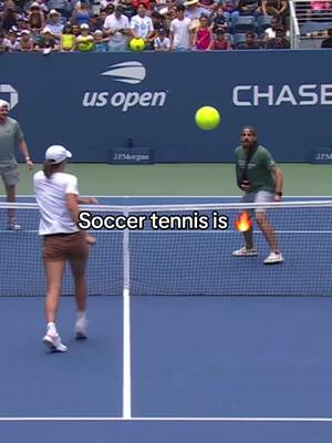Carlos so good at everything 😭 #Soccer #tennis #worldcup #USOpen #dudeperfect 
