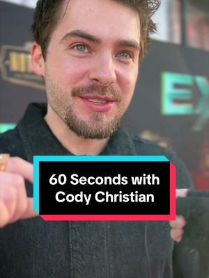 60 Seconds with Cody Christian ⏱️ From Pretty Little Liars (as Mike Montgomery) to Teen Wolf (as Theo Raeken), to Final Fantasy (voice of Cloud Strife, English version), and most recently All American (as Asher Adams), actor Cody Christian is cementing his name amongst fans of YA. [Video Description: Teen Wolf star Cody Christian plays a 60 second rapid fire game on the red carpet for the premiere of indie film EXES. He’s standing in front of black step and repeat that says EXES in aquamarine, wearing a black button down shirt.] #codychristian #allamerican #theoraeken #prettylittleliars #teenwolf 
