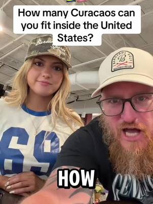 Asking the Barstool office how many Curacaos could you fit inside the United States? 🇨🇼🇺🇸 @Drop A Pin Show #worldcup2026 #usa #curacao 