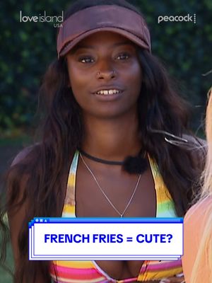 Trinity said it's cute 😊🍟 #LoveIslandUSA 