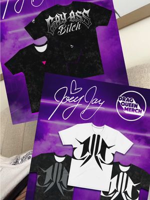 If you’re upset about the results over my placement in the most recent episodes, commenting negatively about the other girls won’t help anyone, but buying my gay shit will! Now available through @DragQueenMerch at: https://www.dragqueenmerch.com/collections/joey-jay